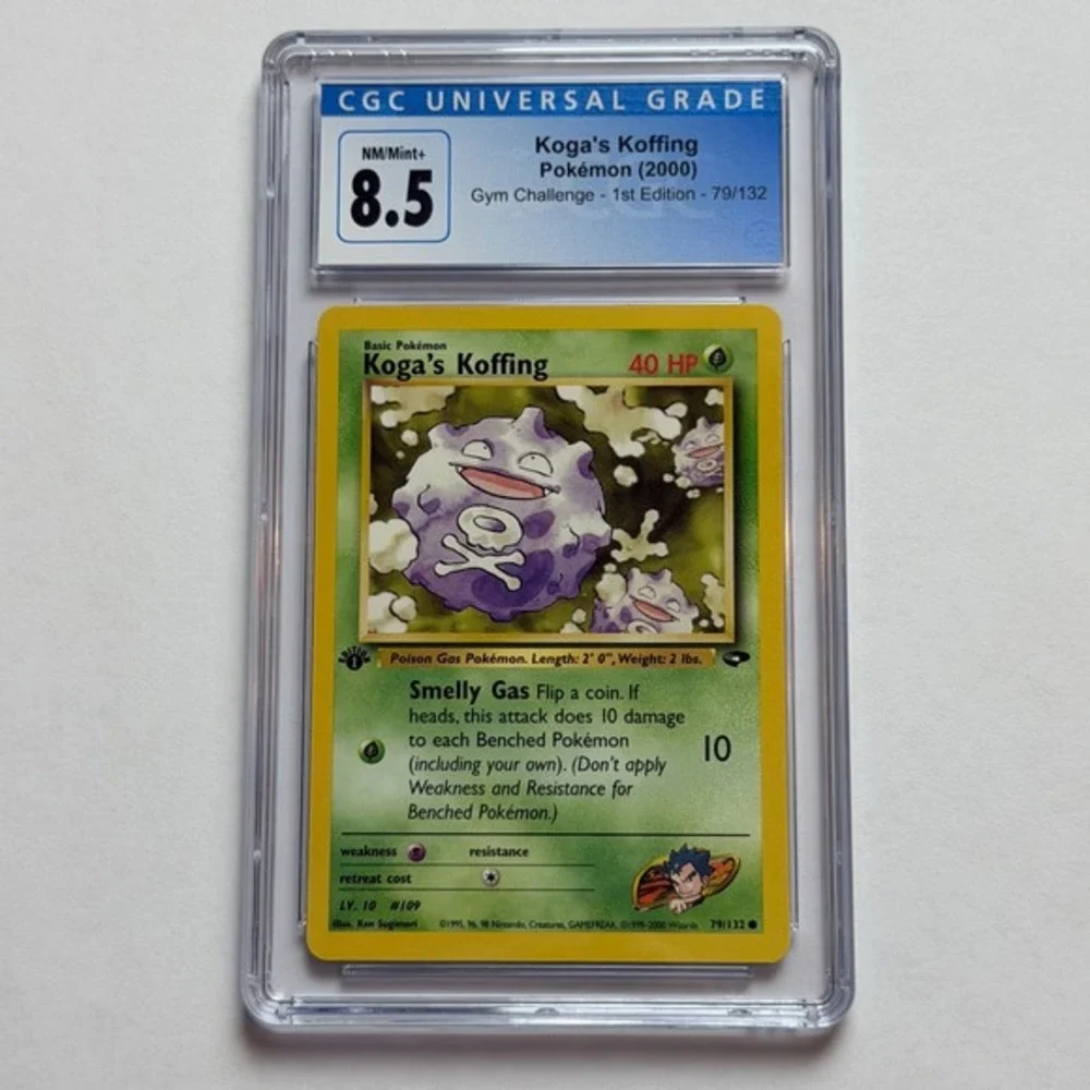 Pokemon Koga's‎ Koffing 1st Edition Gym Challenge 79/132 CGC 8.5 NM/Mint+ 2000